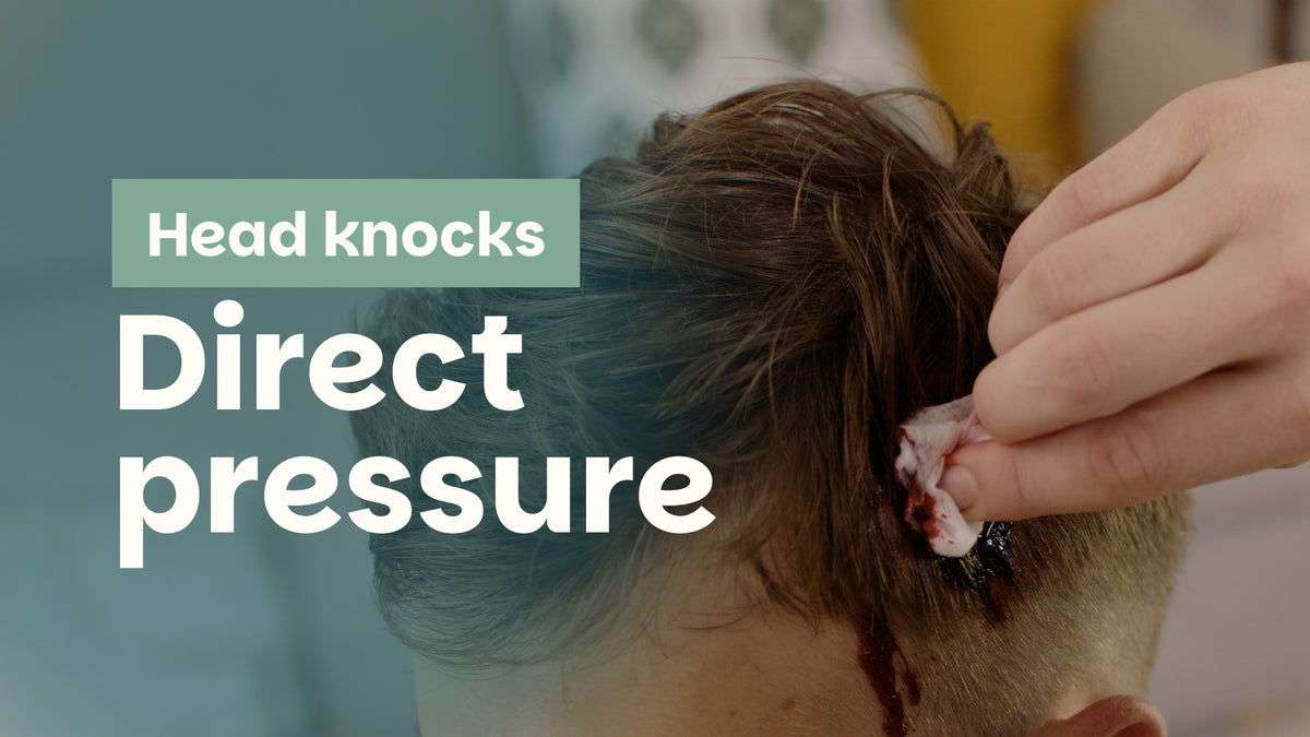 Applying direct pressure